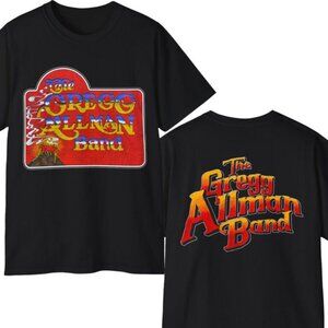 The Gregg Allman Band Tour T-Shirt 2 Sided Rock Music Graphic Tee Fan Gift 79